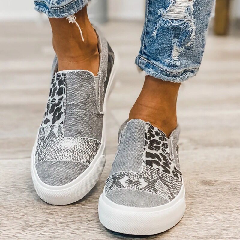 Judie Chic Patchwork Loafers – Stijlvol & Comfortabel