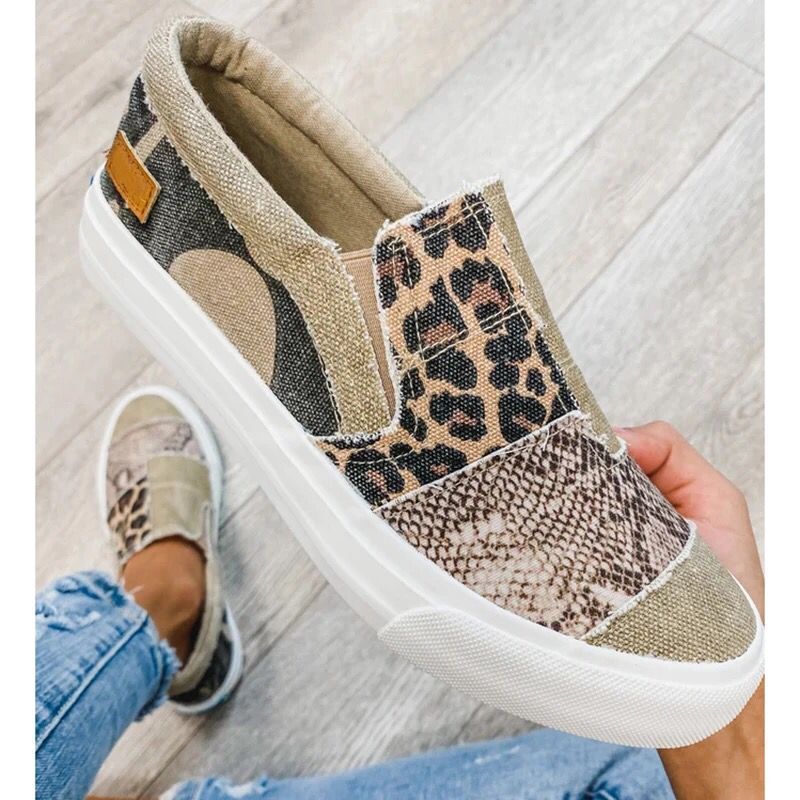 Judie Chic Patchwork Loafers – Stijlvol & Comfortabel