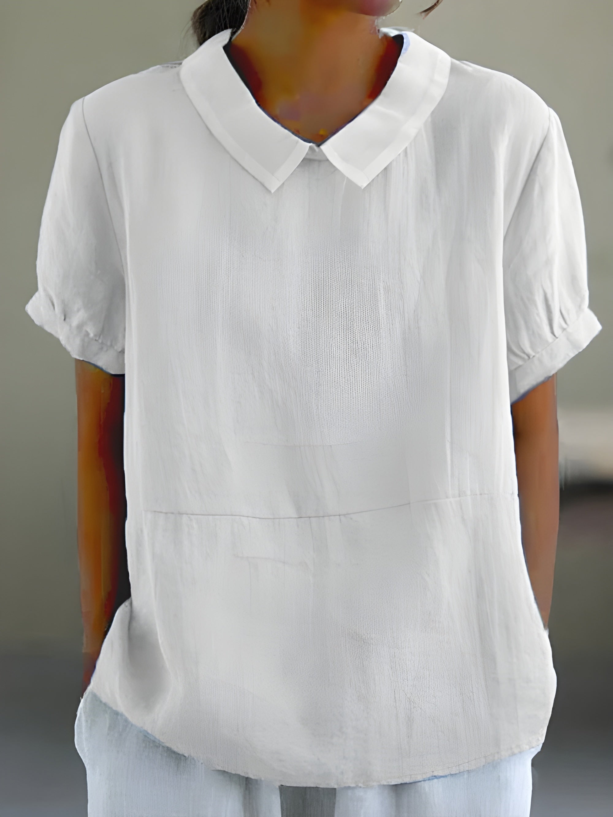 Camille™ | Flowing Blouse with Chic Collar