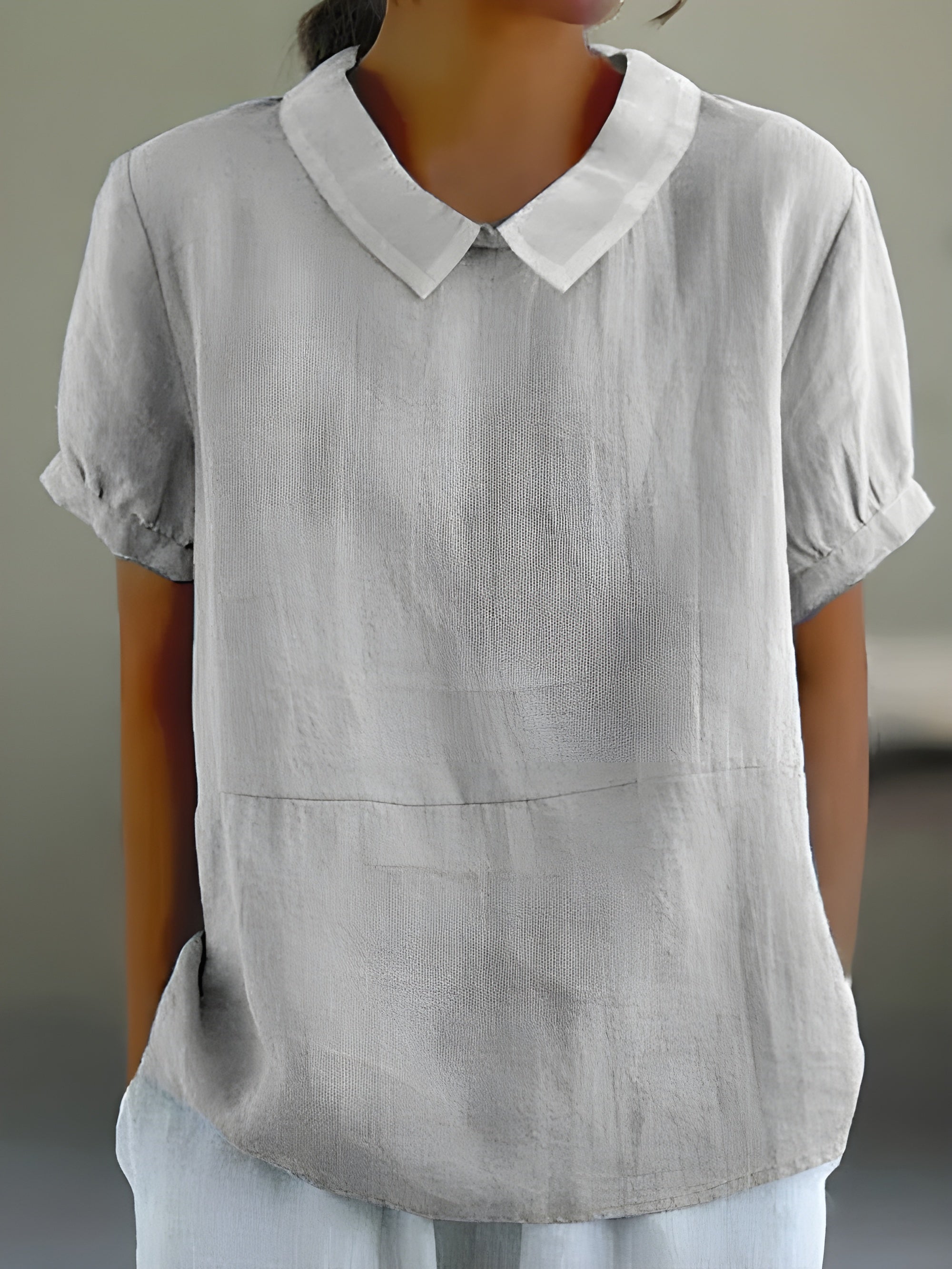 Camille™ | Flowing Blouse with Chic Collar