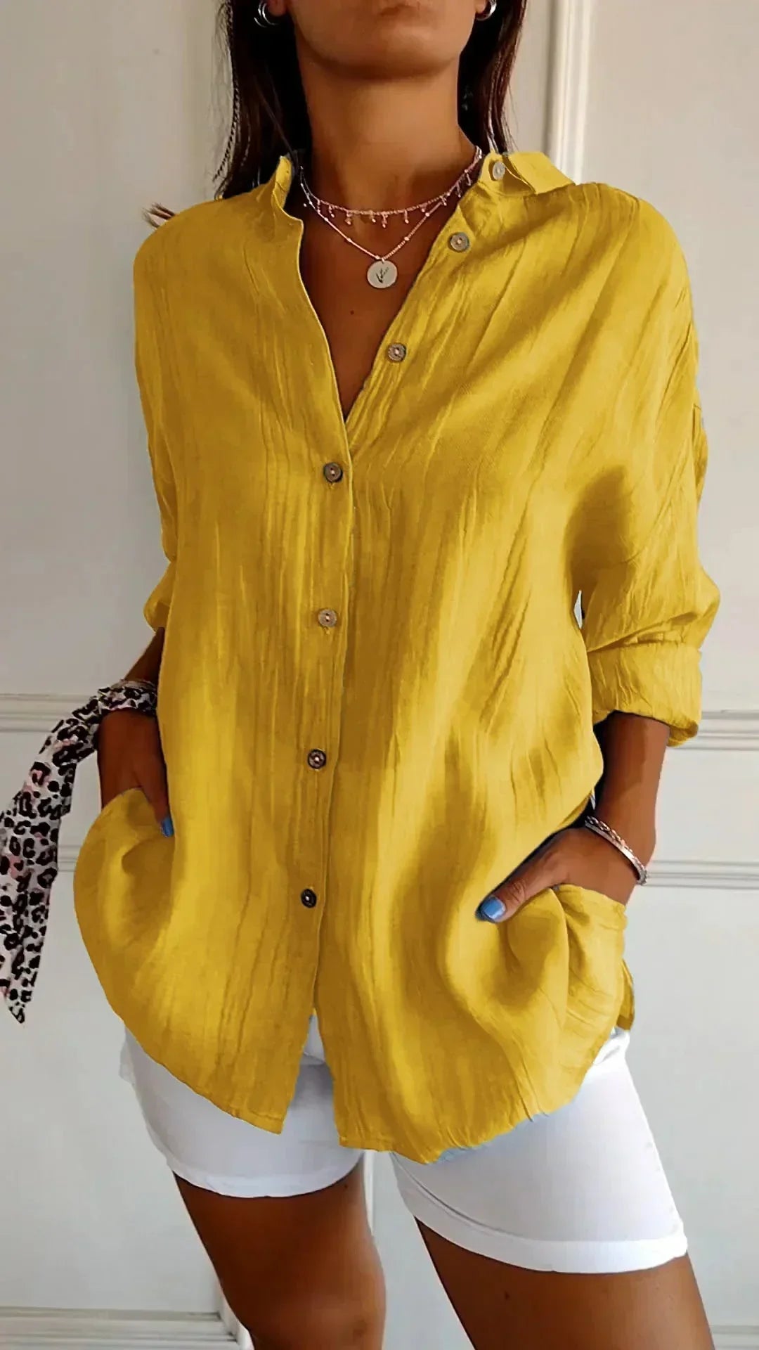 Seraphina™ Premium Cotton Blouse