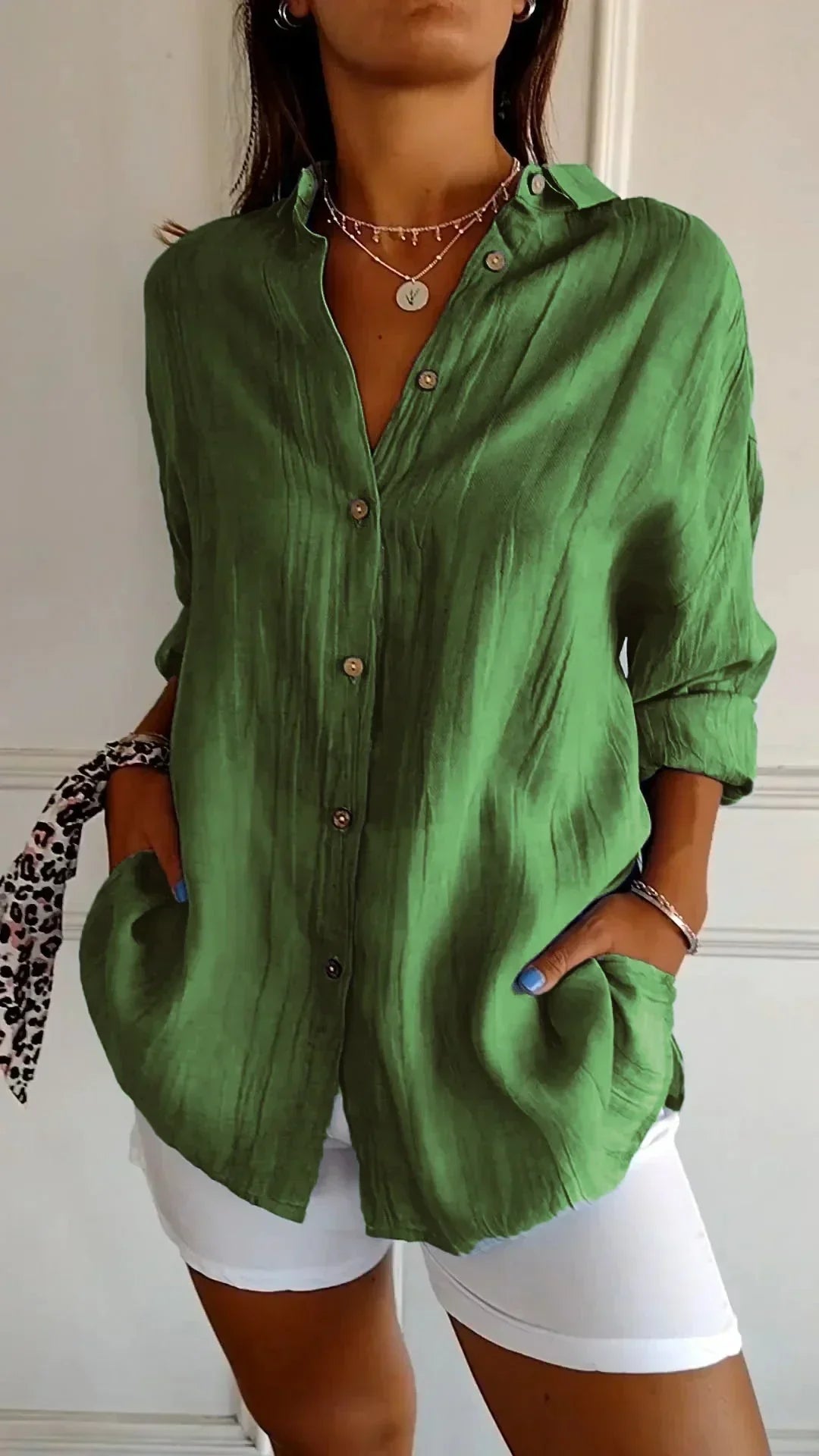 Seraphina™ Premium Cotton Blouse