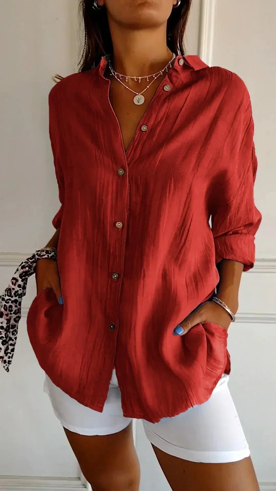 Seraphina™ Premium Cotton Blouse