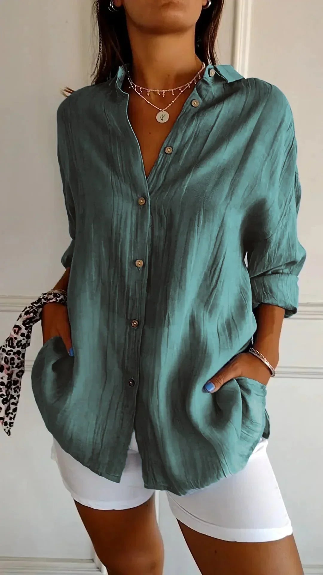 Seraphina™ Premium Cotton Blouse