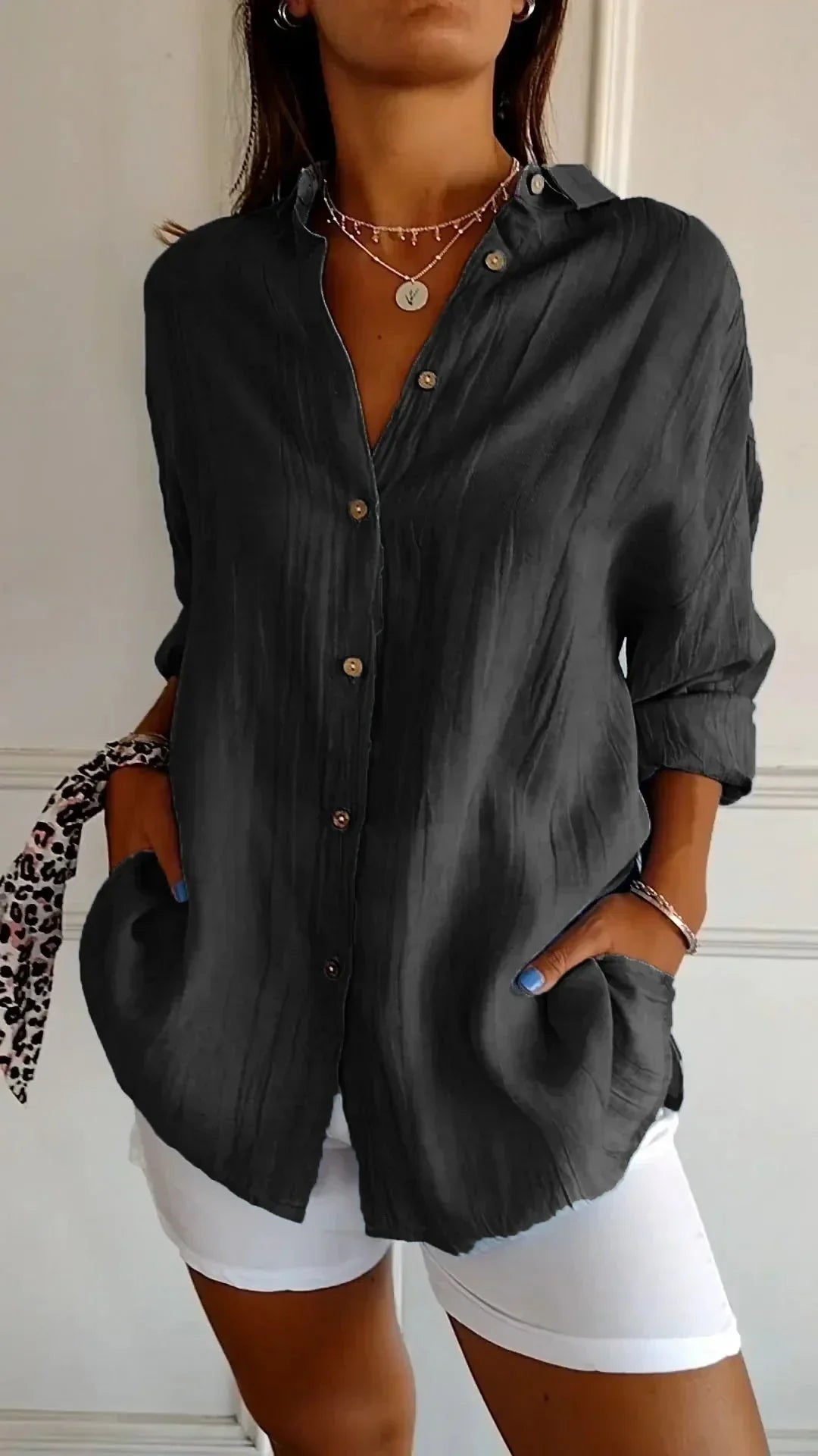 Seraphina™ Premium Cotton Blouse