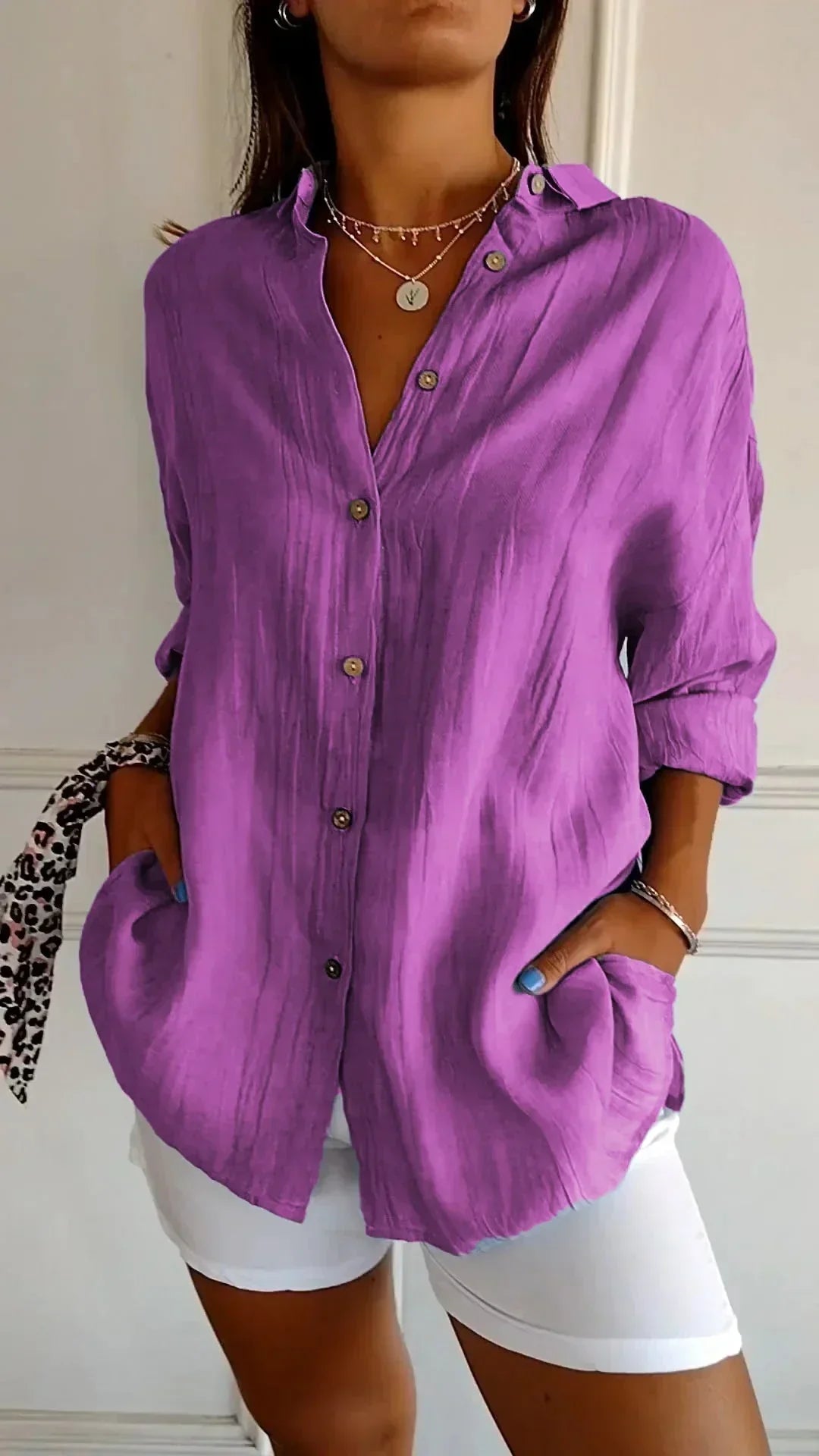 Seraphina™ Premium Cotton Blouse