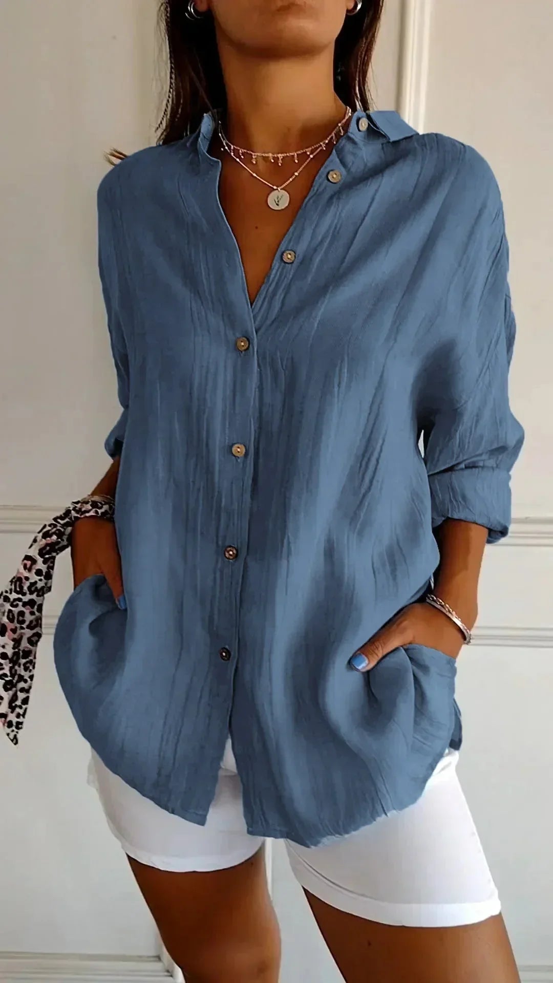 Seraphina™ Premium Cotton Blouse