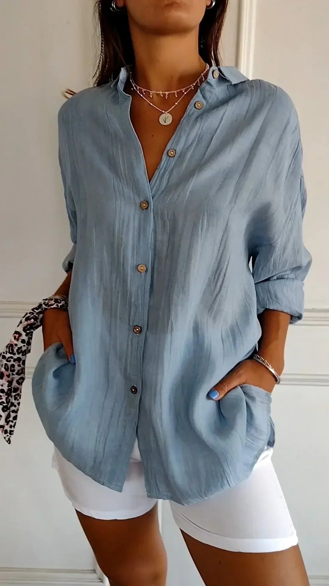 Seraphina™ Premium Cotton Blouse