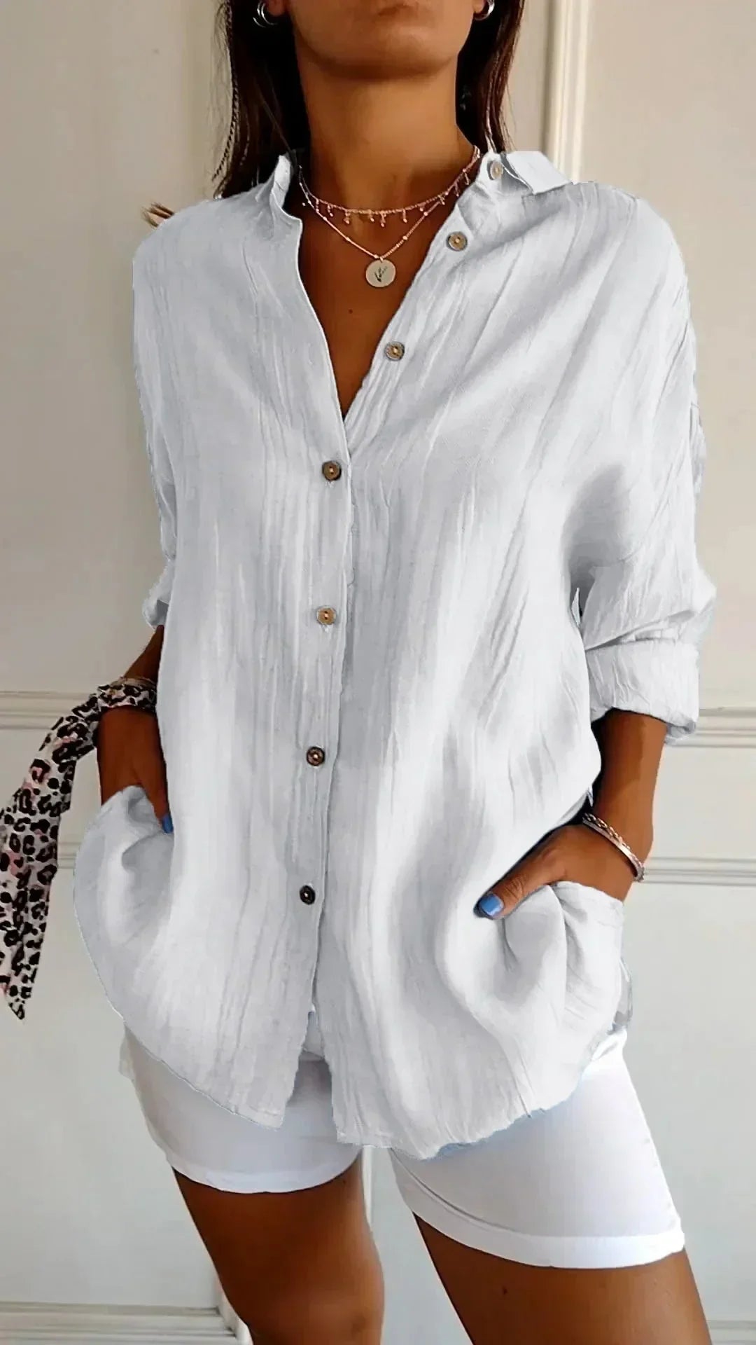 Seraphina™ Premium Cotton Blouse