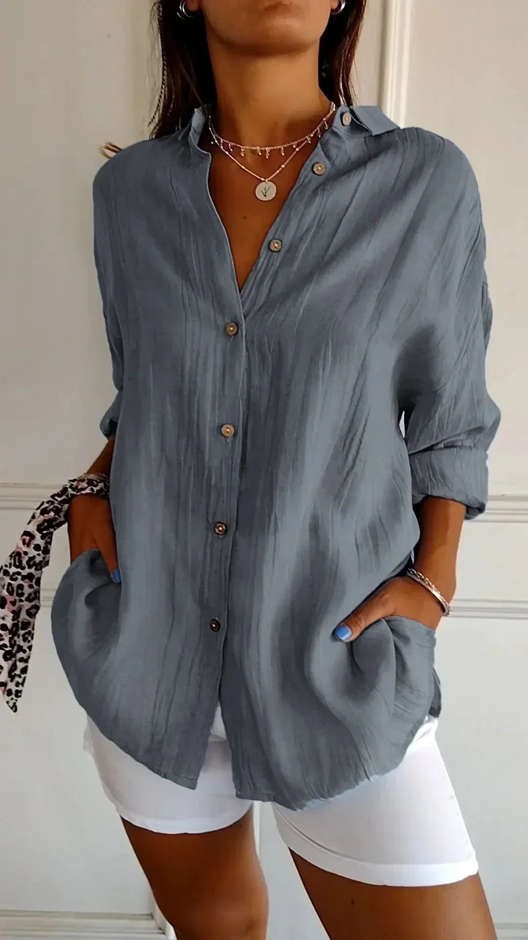 Seraphina™ Premium Cotton Blouse